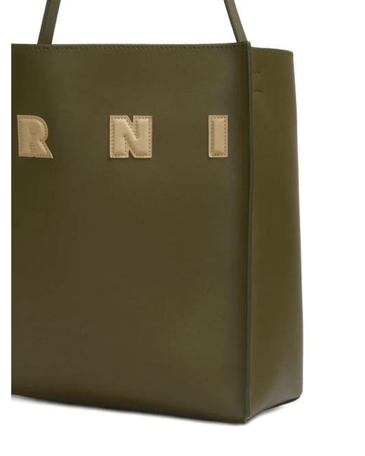 Marni Green Museo Tote Bag