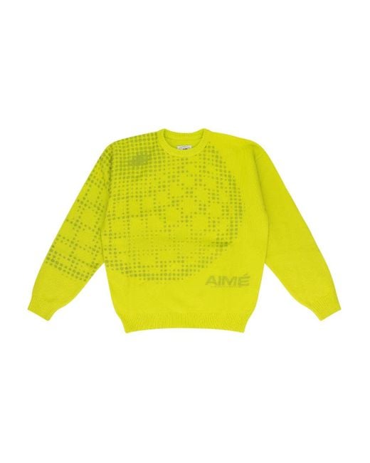 メンズ Aimé Leon Dore X New Balance プリント セーター Yellow