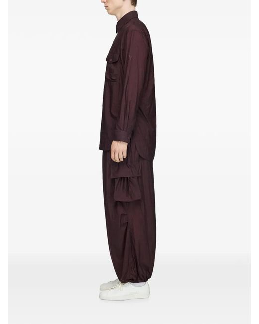 Y-3 Purple Gradient-Stripe Cargo Pants