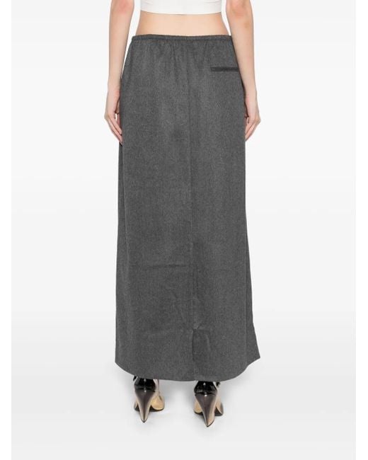 JNBY Gray Drawstring Skirt
