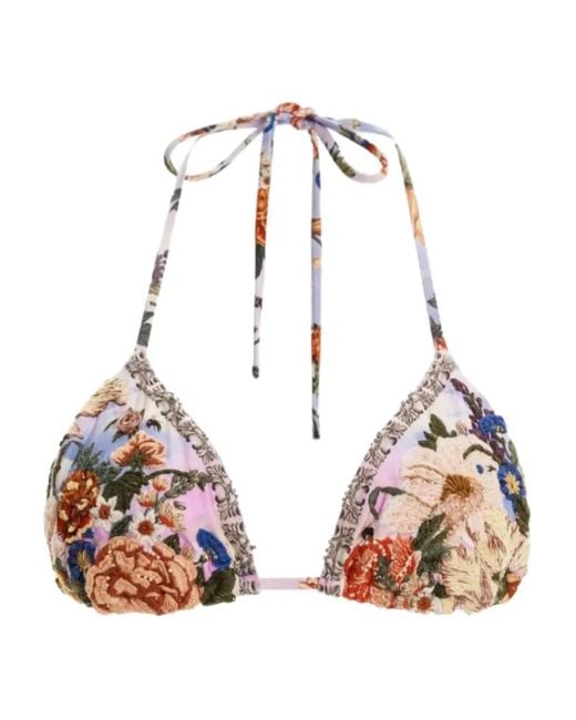 Agua Bendita Natural Lolita Numen Triangle Bikini Top