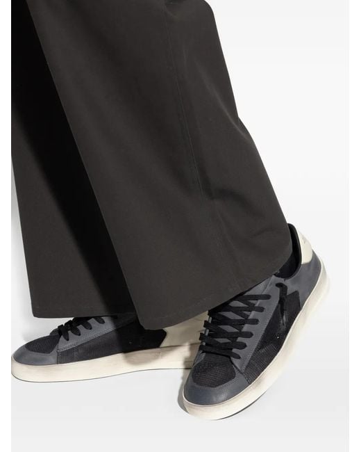 Golden Goose Deluxe Brand Black Stardan Leather Sneakers for men