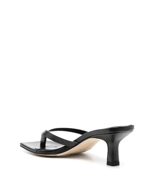 Aeyde Black Wilma Nappa Leather