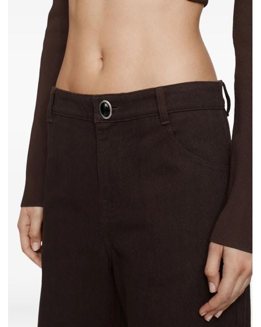 Christopher Esber Black Flared Jeans