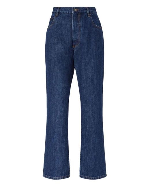 Missoni Blue Bootcut-Jeans Im Five-Pocket-Design
