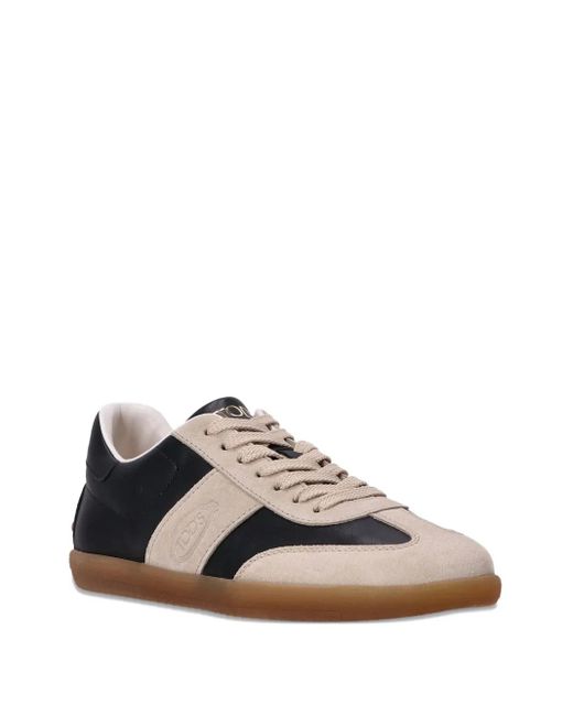 Tod's Black Tabs Panelled Sneakers
