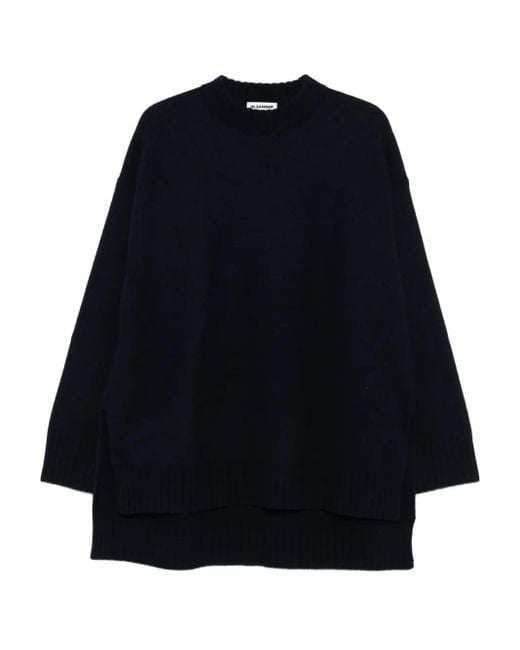 Jil Sander ラウンドネック プルオーバー Blue