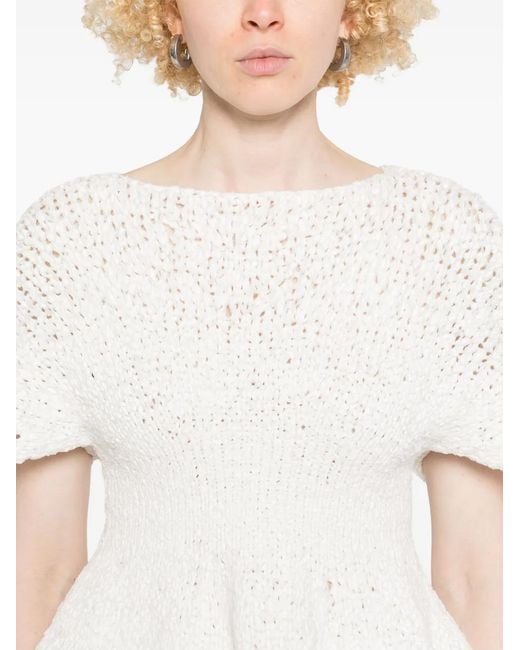 Top Mathilde Khaite de color White