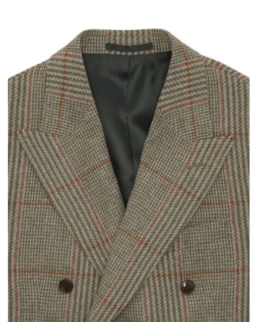Fortela Multicolor Double-Breasted Blazer for men