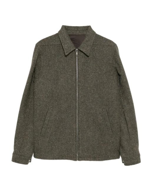 Rick Owens Green Wool Jacket for men