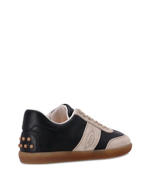 Tod's Black Tabs Panelled Sneakers