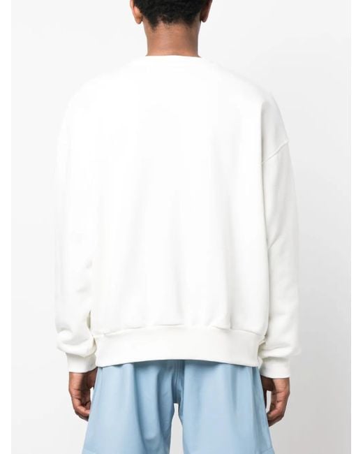 BOTTER Blue Graphic-Print Organic-Cotton Sweatshirt for men