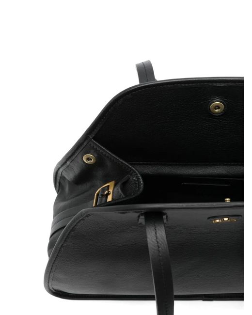 Vivienne Westwood Black Leather Shoulder Bag