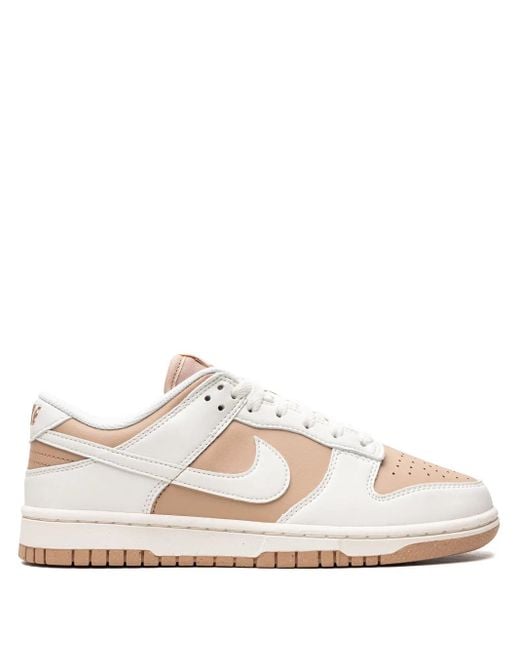 Nike White Dunk Low Next Nature "Hemp" Sneakers
