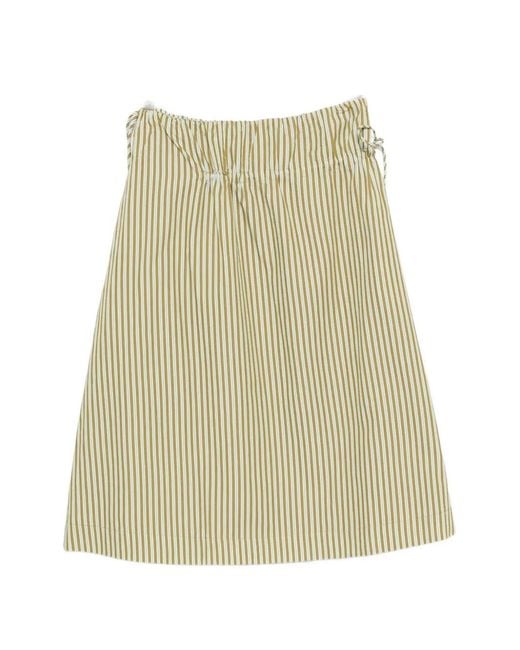 Damson Madder Natural Caspia Midi Skirt