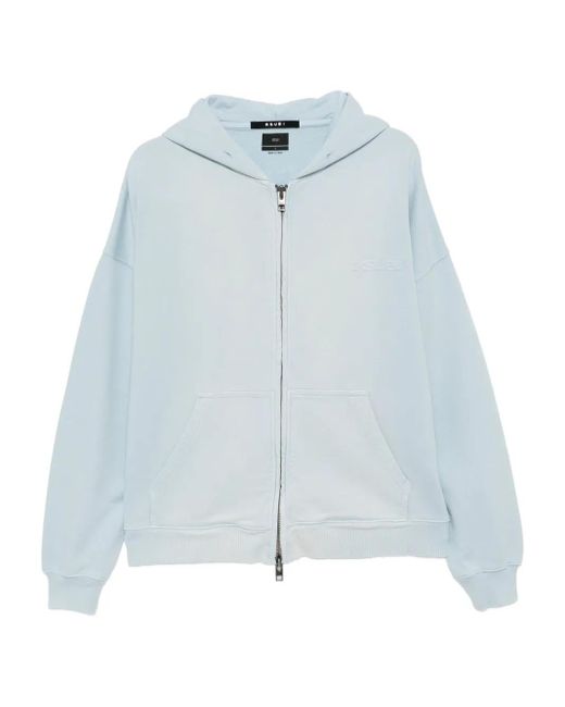 Ksubi Blue Cotton Hoodie for men