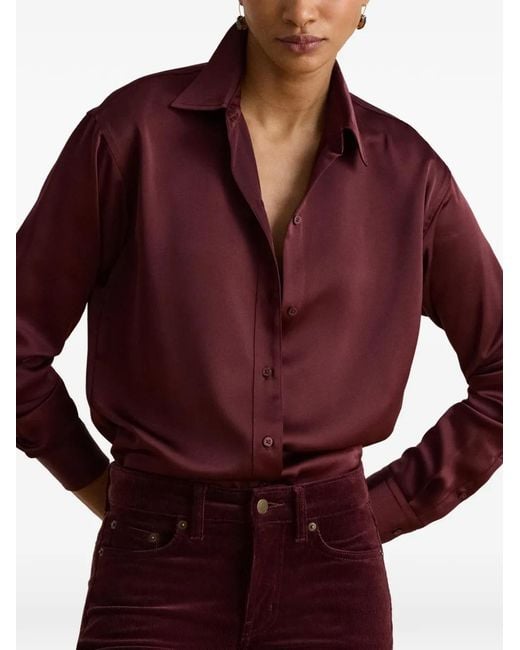 Ralph Lauren Purple Button-Up Shirt