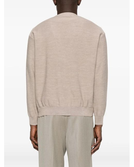 Lemaire Natural Wool Blend Cardigan