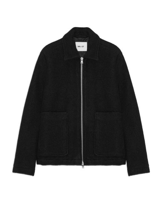 Giacca Gael Con Zip di NN07 in Black da Uomo