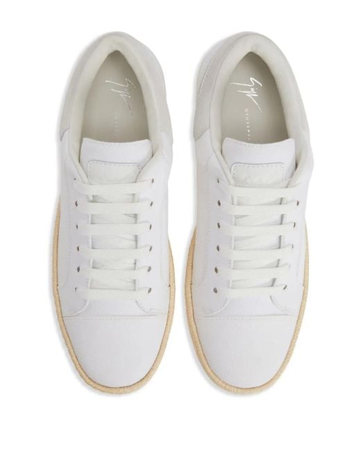 Giuseppe Zanotti White Trainers for men