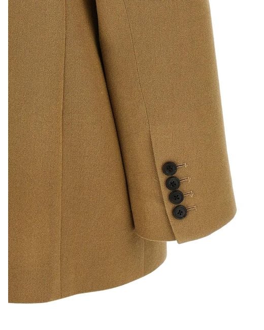 The Row Natural Ezri Single-Breasted Blazer