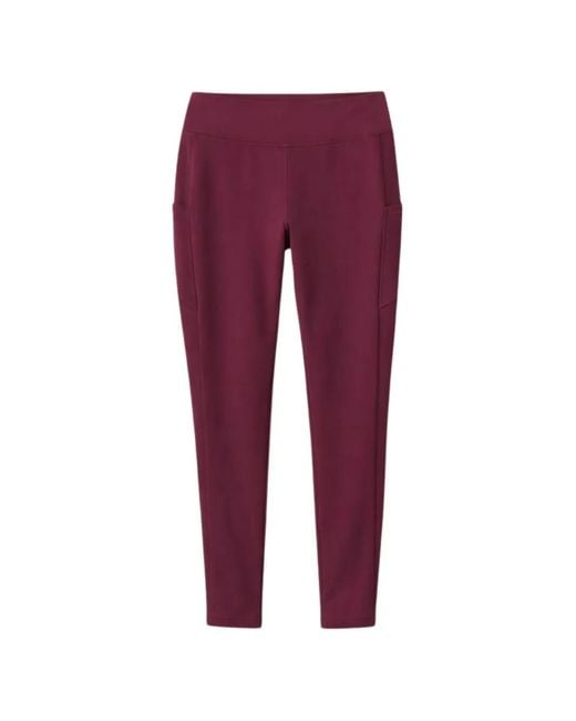 Wilson Purple Legging À Logo Imprimé