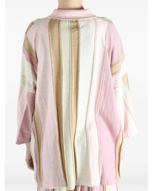 Casey Casey Pink Striped Buttoned Shirt