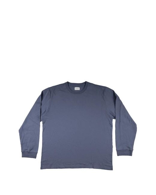 Aimé Leon Dore Blue Pointelle T-Shirt for men