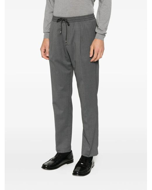 Briglia 1949 Gray Drawstring Trousers for men