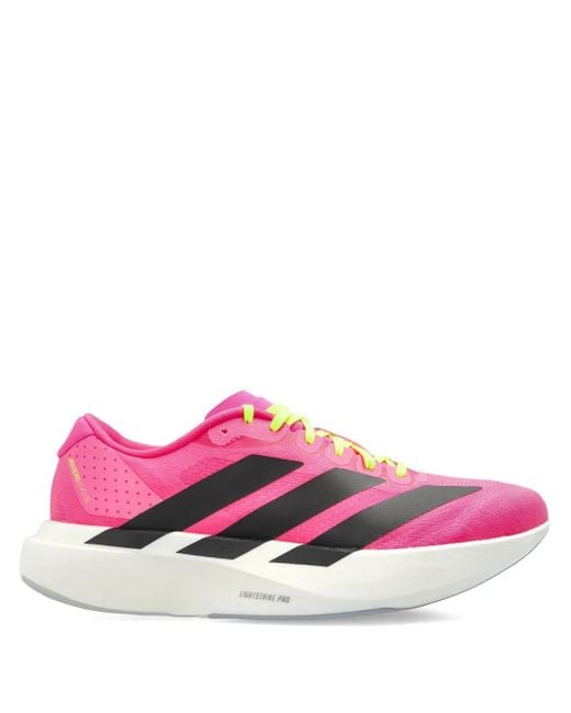 Adidas Pink Adizero Evo Sl Sneakers