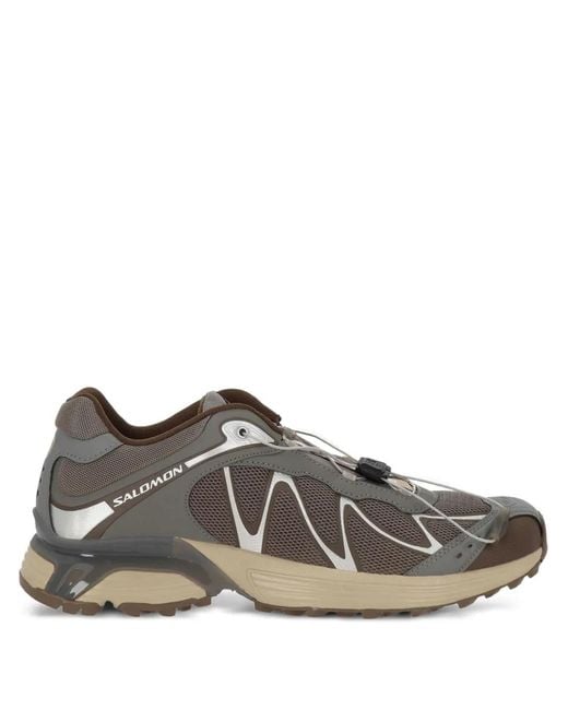 Salomon Brown Xt-Whisper Textile Sneakers for men