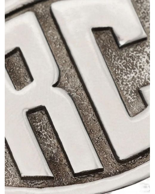 Roberto Cavalli Metallic Monogram Double-Chain Necklace for men