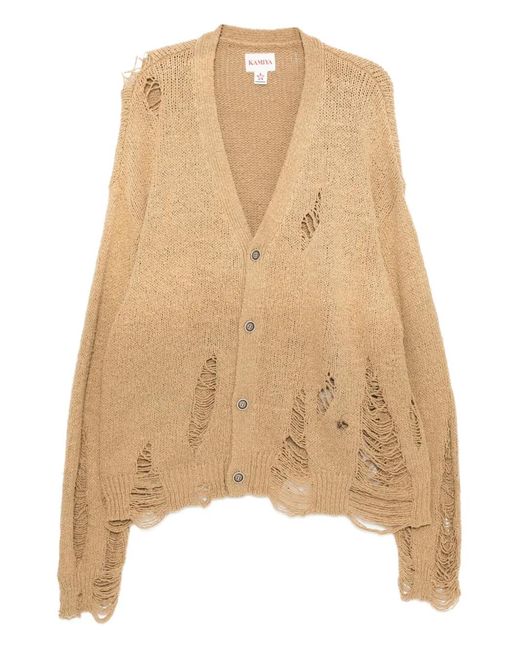 KAMIYA Natural Sun Fade Like Cardigan for men