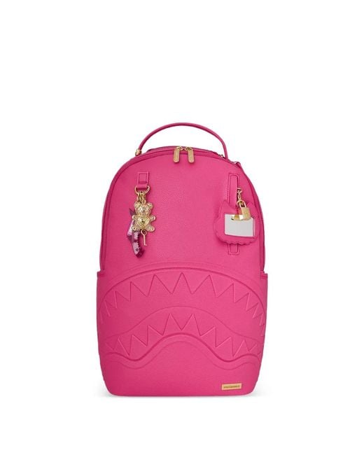 Sprayground Pink Shark Attack Backpack