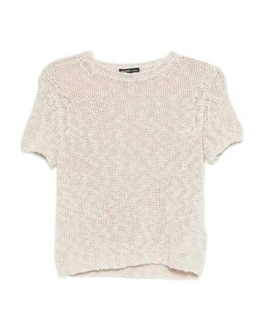 James Perse Natural Short-Sleeved Top
