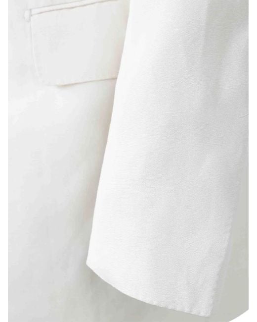 Tom Ford White Single-Breasted Blazer for men