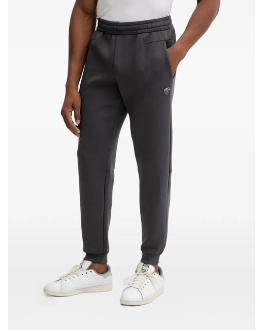 EA7 Gray Survêtement À Détail De Logo for men