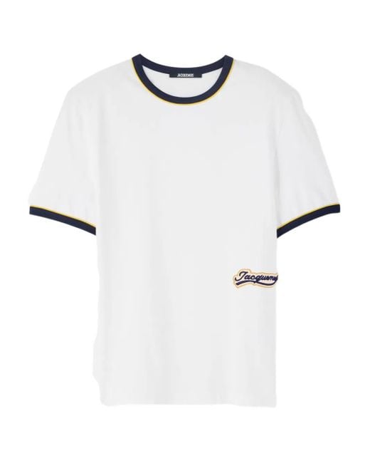 Jacquemus White The Gio T-Shirt for men