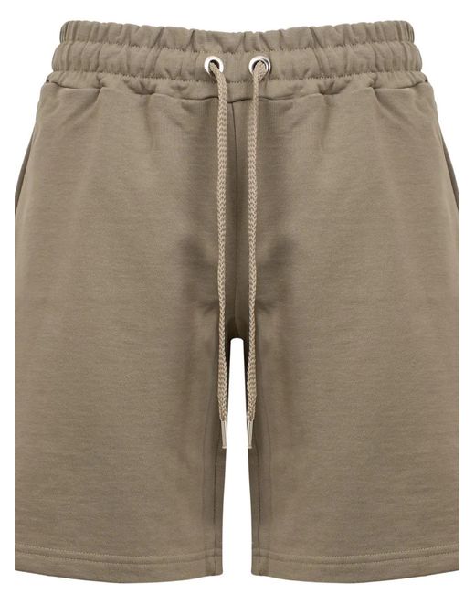 FAMILY FIRST White Graphic-Detail Drawstring Shorts for men