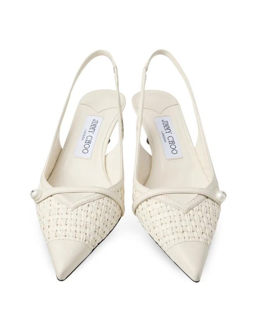 Escarpins Amita 45 Mm Jimmy Choo en coloris Natural