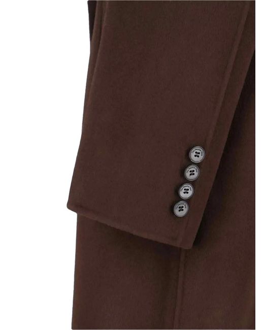 Frankie Shop Brown Gaia Double-Breasted Coat