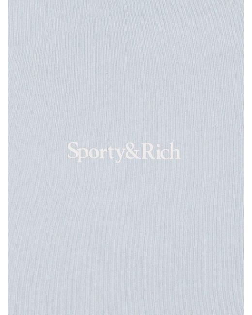 Sporty & Rich White Be Nice Cropped-T-Shirt