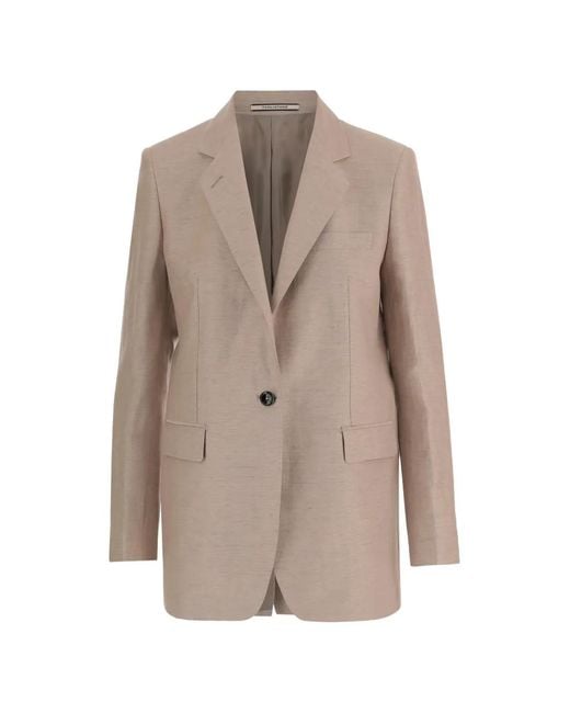 Tagliatore Natural Lapel-Collar Pocket Blazer