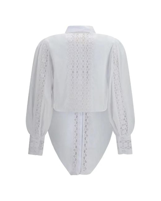 Charo Ruiz White Devi Blouse