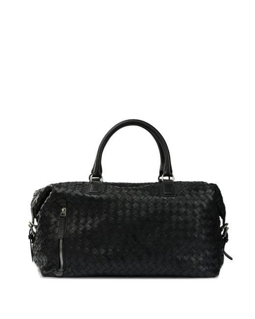Borsa Tote Intrecciata Con Zip di Officine Creative in Black da Uomo