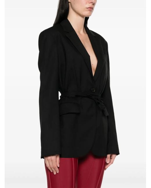 KENZO Black Waisted Blazer