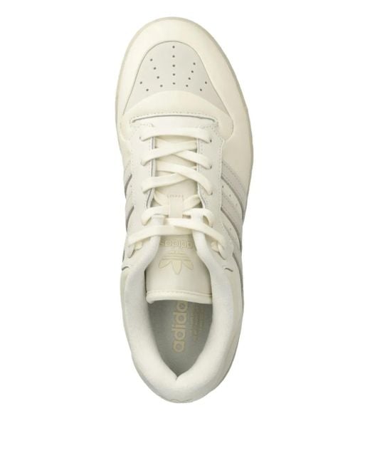 Adidas White Rivalry Low Sneakers for men