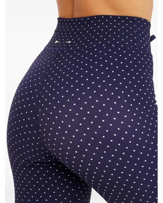 The Upside Blue Spellbound Polka-Dot Leggings