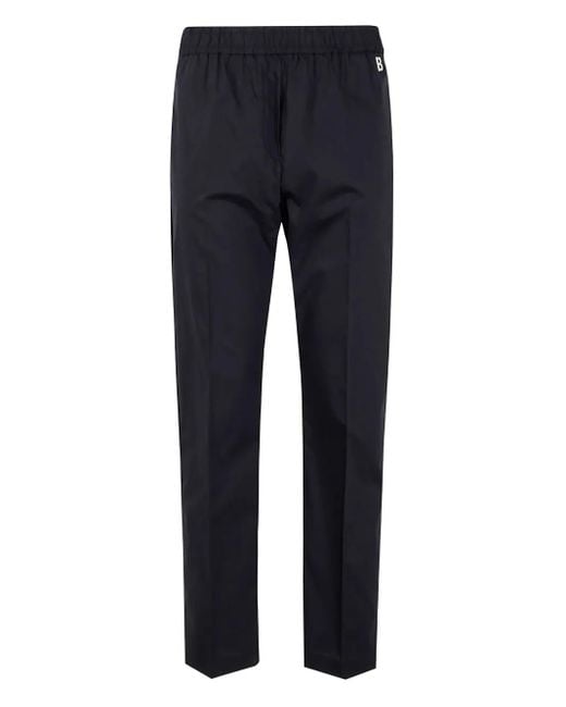 Blugirl Blumarine Blue Logo-Patch Track Pants