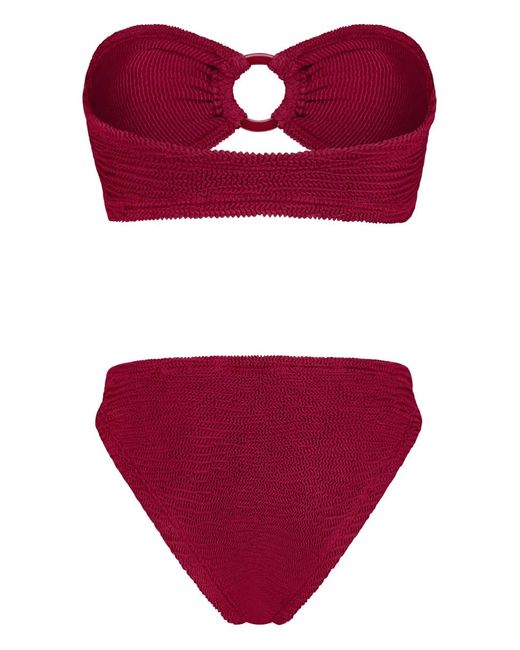 Paramidonna Red Chloe Ring Two Piece Swimsuit